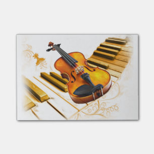 Strings & Keys_ Post-it Klebezettel