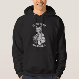 Stringtheorie Katze Lustige Physik Mathematik Wiss Hoodie