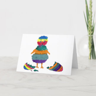 Strip Bitty Grußkarte Karte