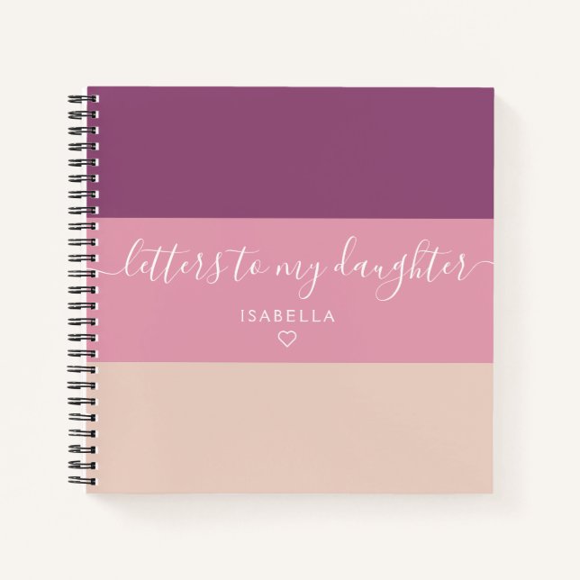 Strip-Buchstaben für mein Keepake-Journal Notizbuch (Vorderseite)