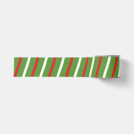 Strip Candy Cane Green White Ripsband