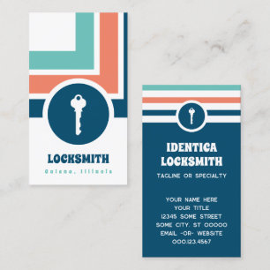 Strip Chic Locksmith Business Card Visitenkarte