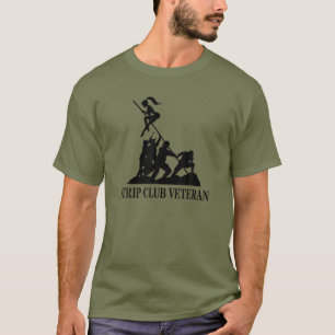 Strip Club Veteran Military Funny Remüde Veterans T-Shirt