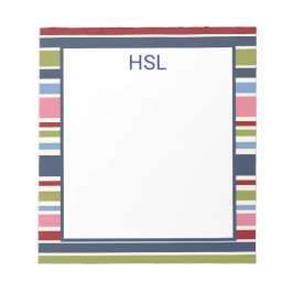 Strip Deep Hues Notepad Notizblock