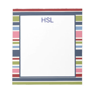 Strip Deep Hues Notepad Notizblock