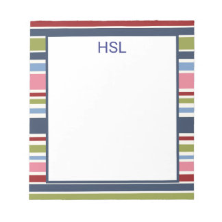 Strip Deep Hues Notepad Notizblock