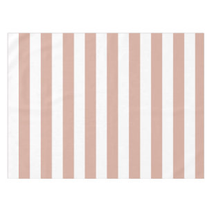 Strip Dusty Pink Tischdecke