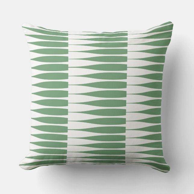 Strip Oxley Green Stripe Kissen (Vorderseite)