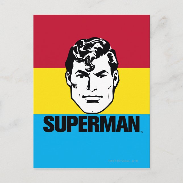 Stripe Boy - Superman Postkarte (Vorderseite)