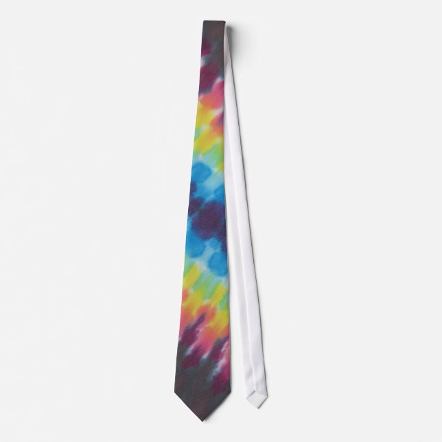 Stripe Gefärbte Krawatte Necktie (Vorderseite)