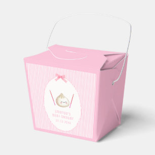 Stripe Mädchen Kawaii Bogen Asiatische Klöße Baby  Geschenkschachtel