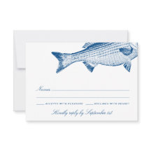 Striped Bass Fishing Thema Elegante Hochzeit