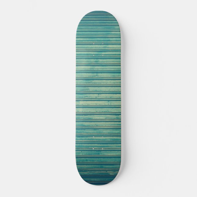 Striped Blue Lines Skateboard (Vorderseite)