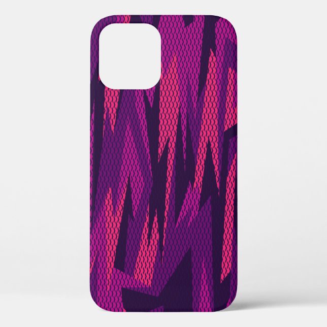 Striped Camouflage: Abstraktes geometrisches Muste Case-Mate iPhone Hülle (Rückseite)