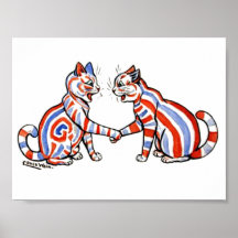 Striped Cats, Louis Wain