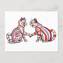 Striped Cats, Louis Wain