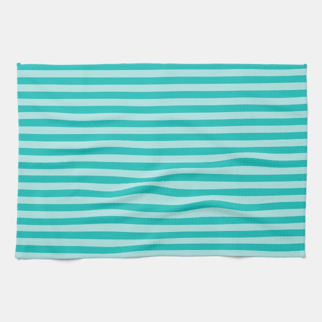 Striped green  All-Over Print Apron Geschirrtuch (Horizontal)