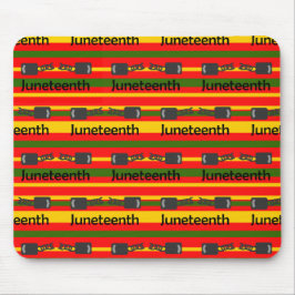 Striped Juneteenth Mousepad