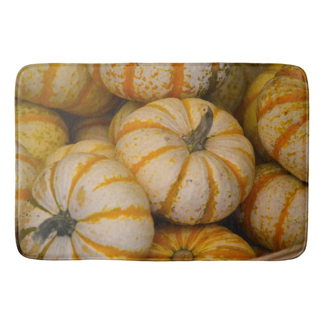 Striped Pumpkin Badematte (Vorderseite)