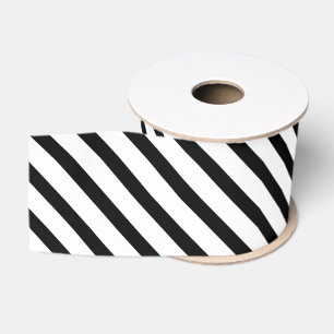 Striped (Schwarze u. des Weiß- Diagonale) jede Ripsband