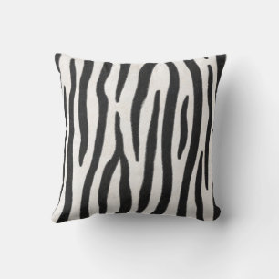 Striped.Zebra Fur realistische Exotic Animal Print Kissen