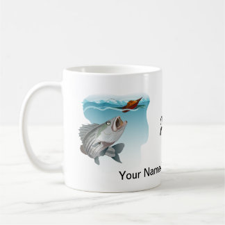Striper Bass Fishing Drinks Tee oder Kaffee Tasse