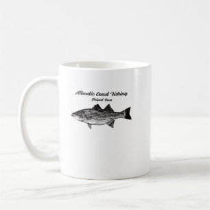 Striper Fish Fisherman Kaffeetasse