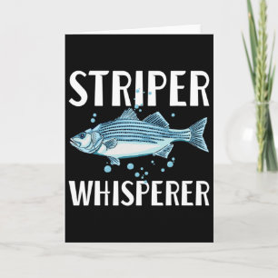 Striper-Flüsterer Angler Fischliebhaber Fischliebh Karte