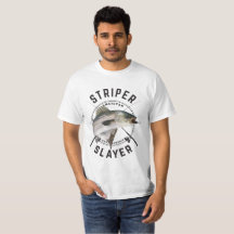 StriperSlayer - gestreiftes Bass-Fischen-Shirt