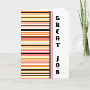 Stripes Administrative Professionals Day Card Karte