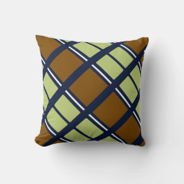 Stripes and squares preppy cushion kissen