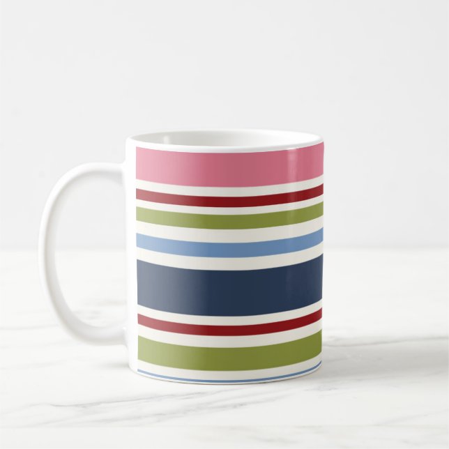 Stripes Deep Hues Kaffeetasse (Links)