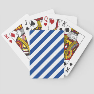 STRIPES einstellbares Blau Spielkarten