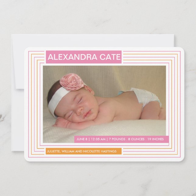 Stripes Girl Ankündigung (Vorderseite)