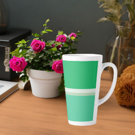 Stripes Green eggshell coriander: Spring Palette Milchtasse