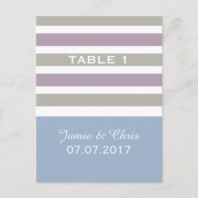 Stripes Muster benutzerdefinierte Postkarte (Vorderseite)