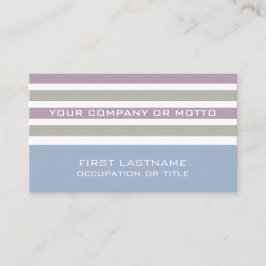 Stripes Muster benutzerdefinierte Visitenkarten Visitenkarte