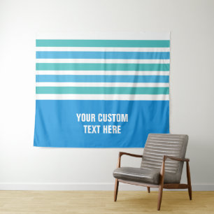 Stripes-Muster für benutzerdefinierte Texttapester Wandteppich