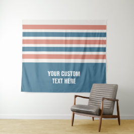 Stripes-Muster für benutzerdefinierte Texttapester Wandteppich