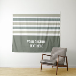 Stripes-Muster für benutzerdefinierte Texttapester Wandteppich