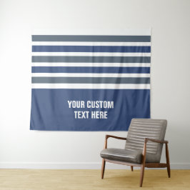 Stripes-Muster für benutzerdefinierte Texttapester Wandteppich