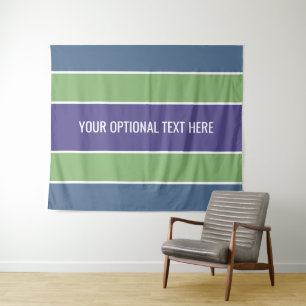 Stripes-Muster für benutzerdefinierte Texttapester Wandteppich