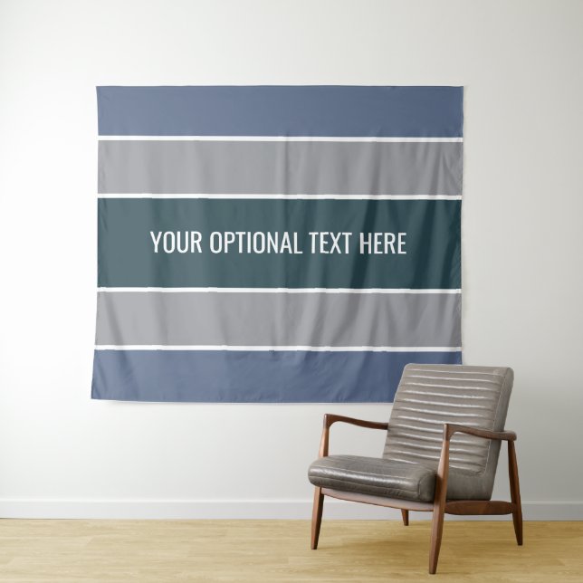Stripes-Muster für benutzerdefinierte Texttapester Wandteppich (Beispiel (Horizontal))