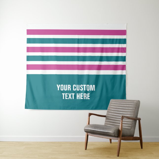 Stripes-Muster für benutzerdefinierte Texttapester Wandteppich (Beispiel (Horizontal))
