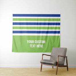 Stripes-Muster für benutzerdefinierte Texttapester Wandteppich