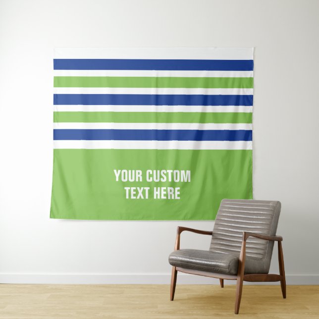 Stripes-Muster für benutzerdefinierte Texttapester Wandteppich (Beispiel (Horizontal))