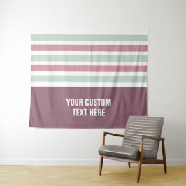 Stripes-Muster für benutzerdefinierte Texttapester Wandteppich
