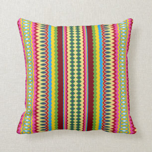 Stripes n-Wirbel Kissen