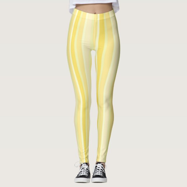 stripes watercolor art leggings (Vorderseite)