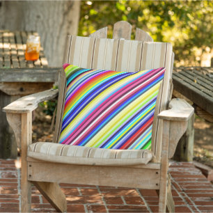 Stripey Outdoor Pillow Kissen